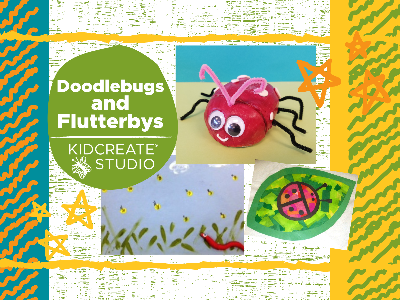 Kidcreate Studio - Mansfield. Doodlebugs and Flutterbys Weekly Class (18 Months-6 Years)