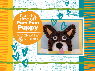 Kidcreate Studio - Fairfax Station. Parent's Time Off- Pom Pom Puppy (4-10 Years)