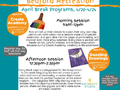 Bedford Rec: Dazzling Drawings (Grades K-2)